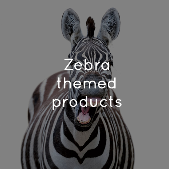 Zebra themed products