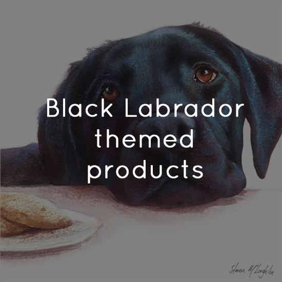 Black Labrador themed products