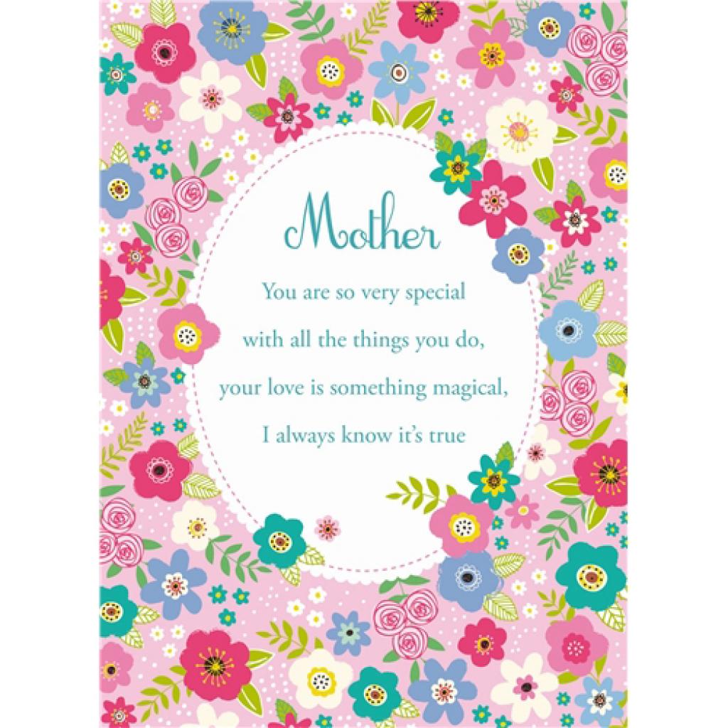 Mother's Day Card - Flower Frame