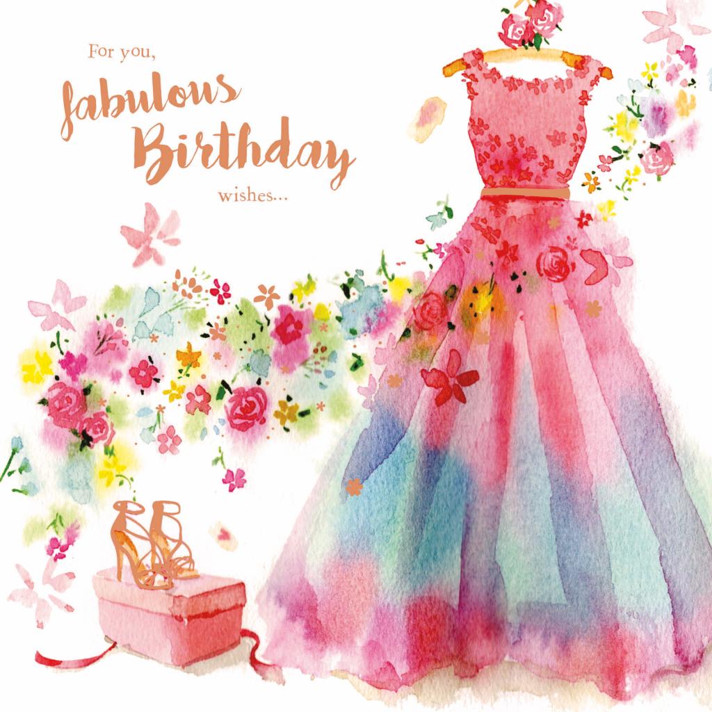 Birthday Treats Card Collection - Dress