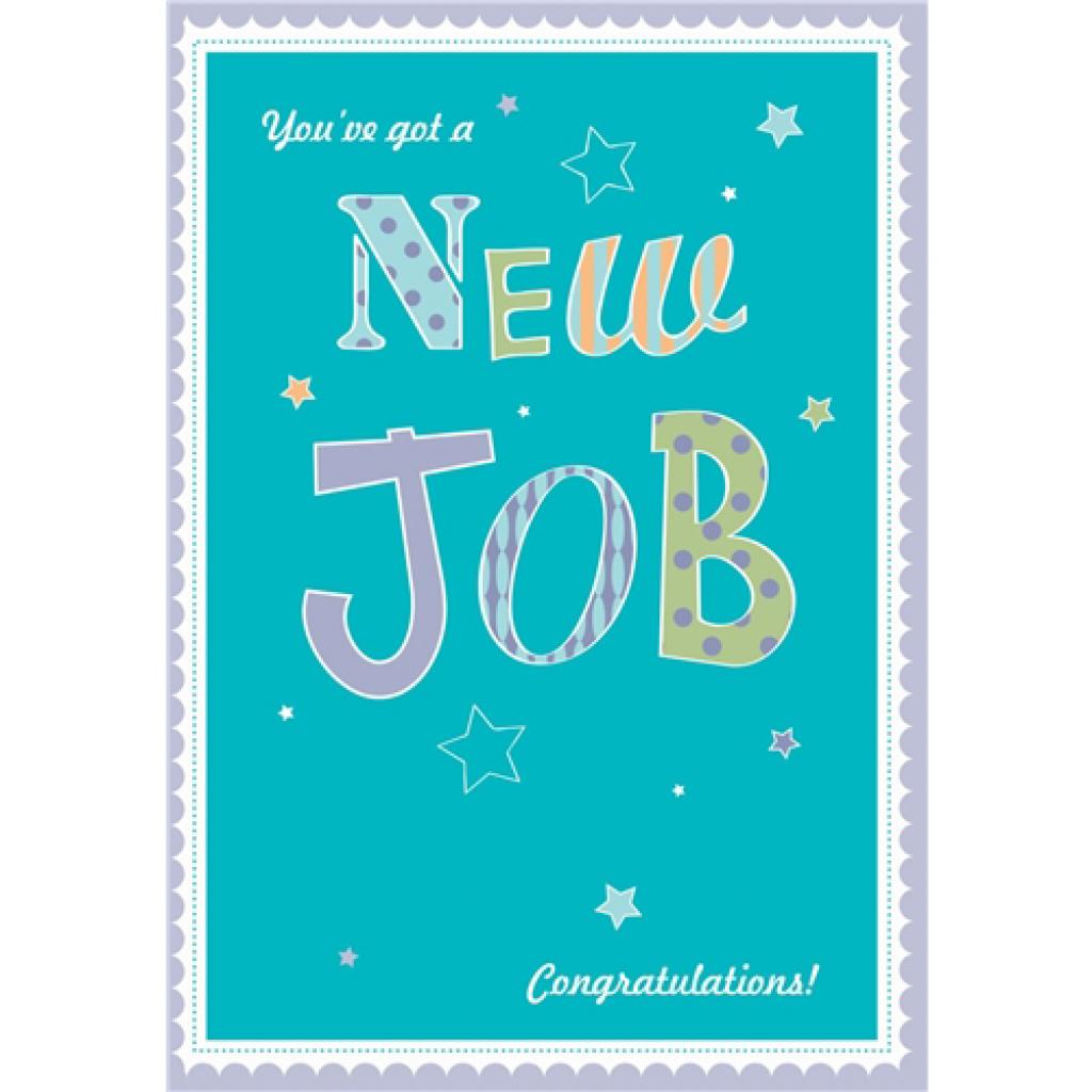 Congratulations Card - New Job