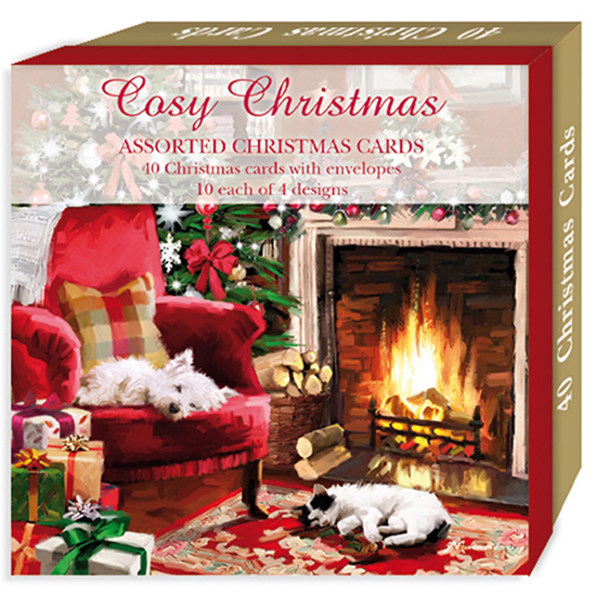 Assorted Christmas Cards Cosy Christmas