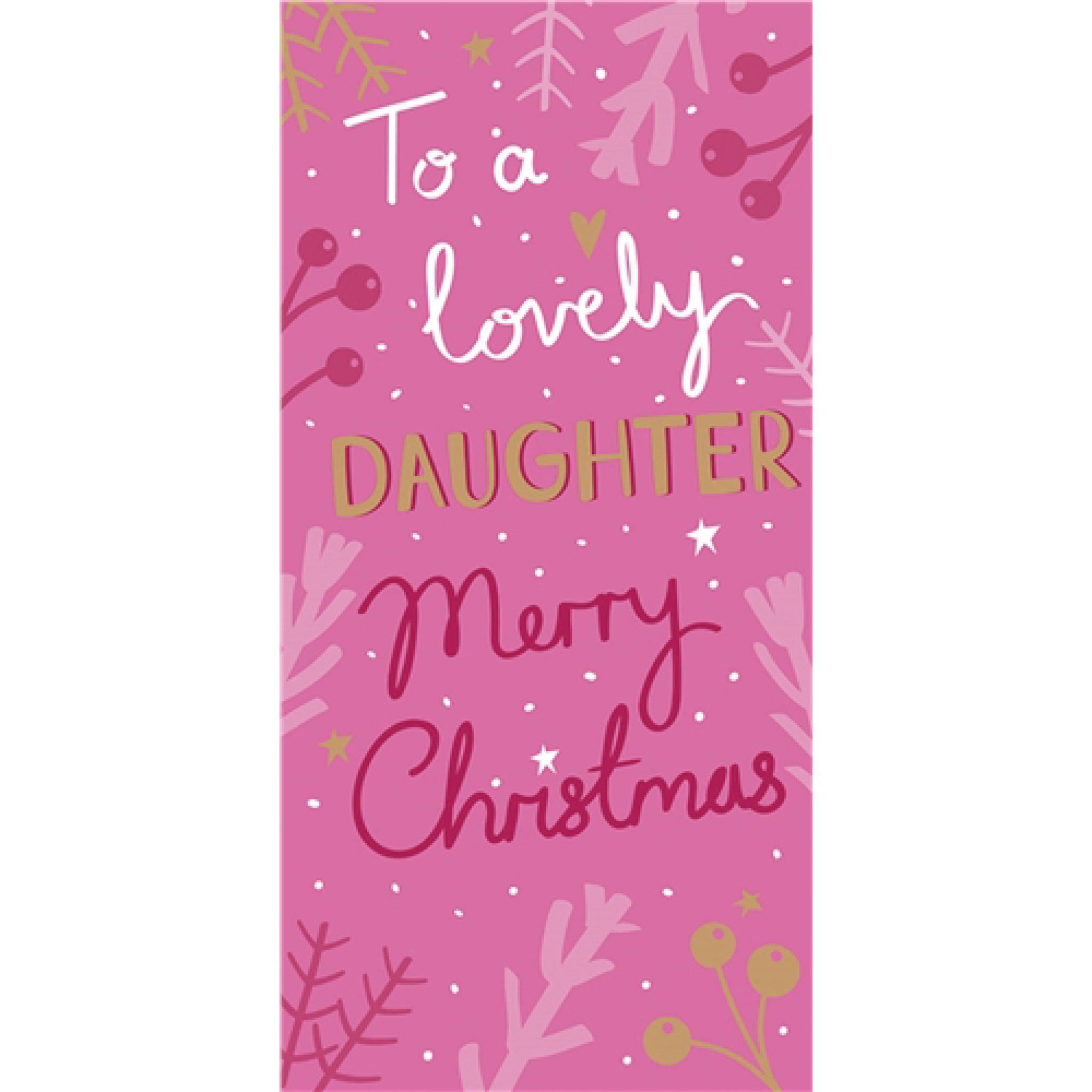Christmas Card For a Special Daughter envelope included NEW QTY 1