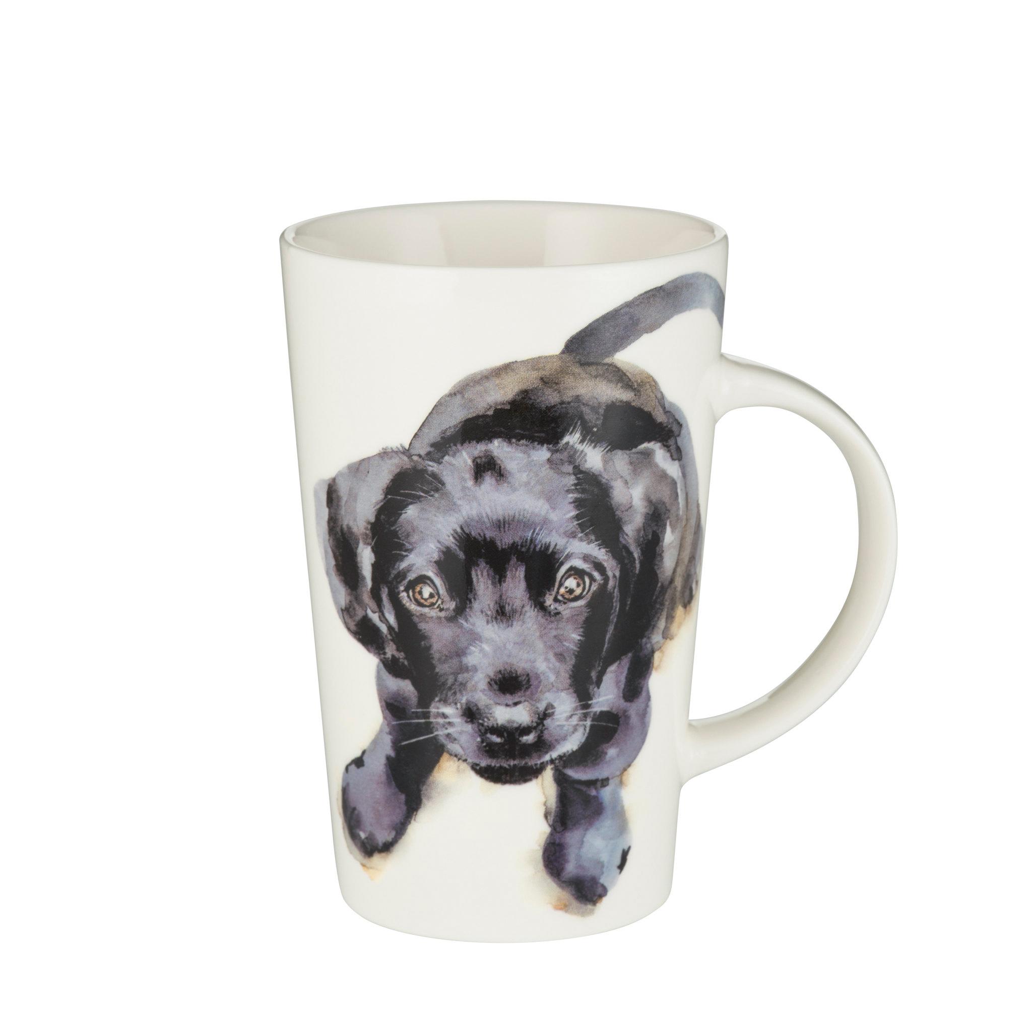 Latte Mug Black Labrador