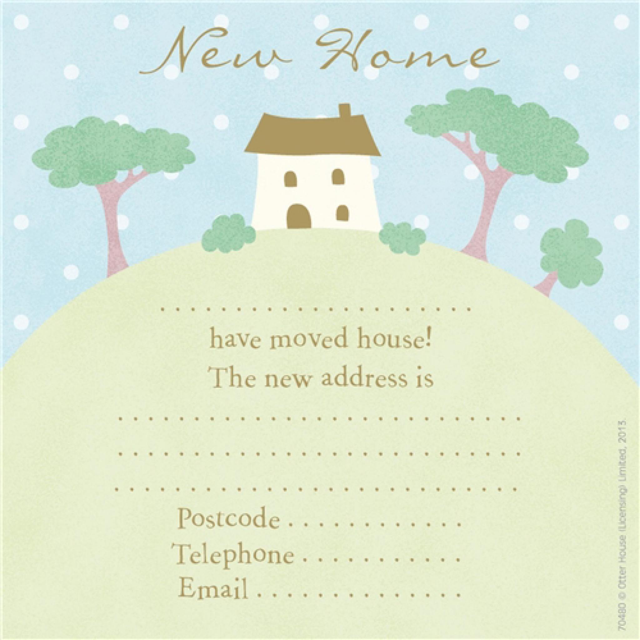 Social Stationery New Home Announcement (New Home)