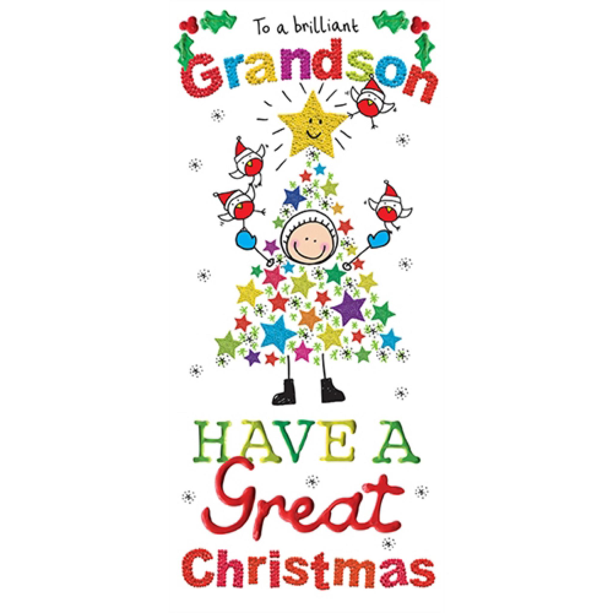 Christmas Card (Single) Grandson