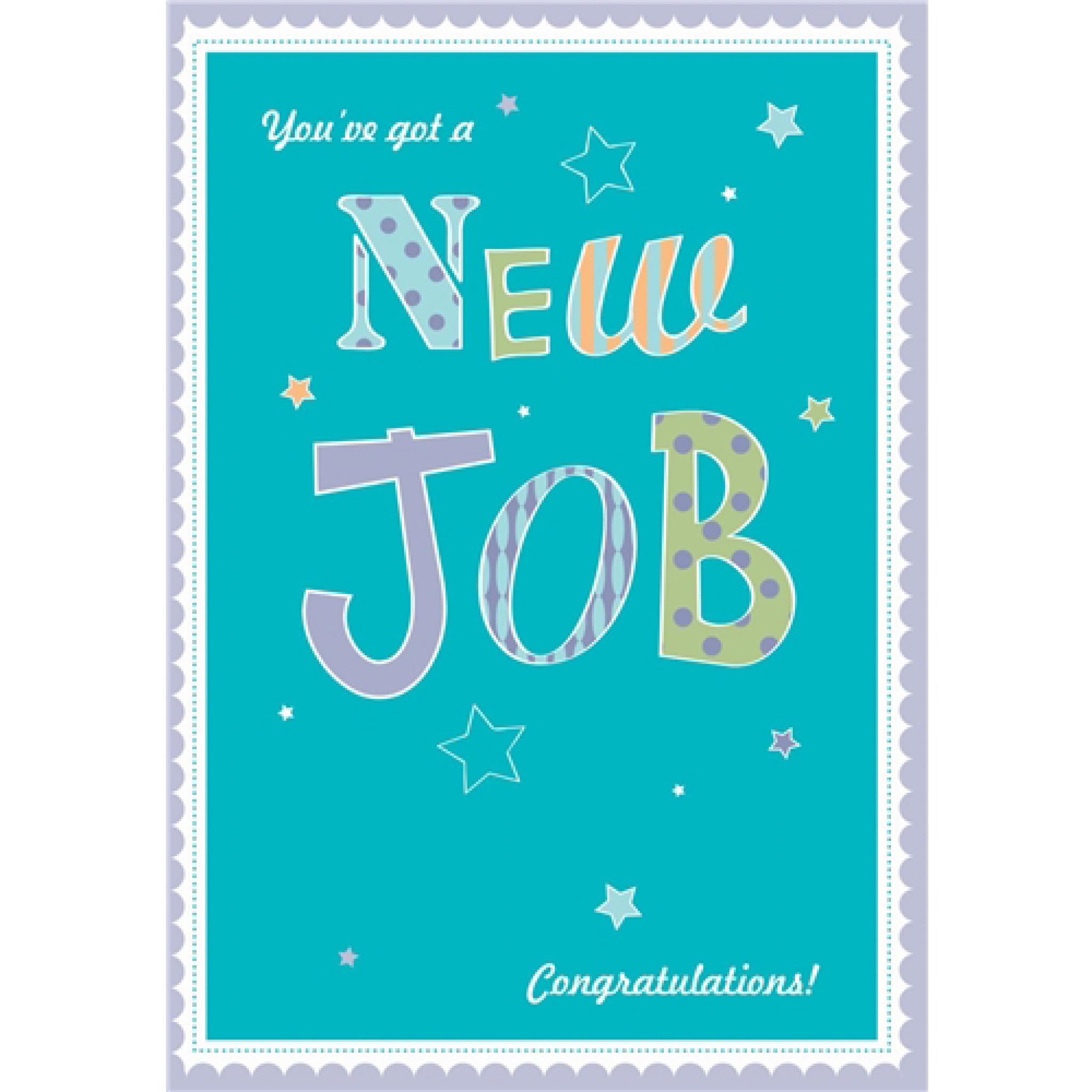 Congratulations Card New Job