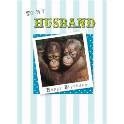 Family Circle Card - Orangutans (Husband)
