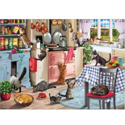 Rectangular Jigsaw - Cats In The Kitchen