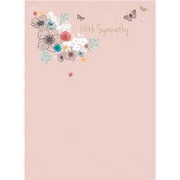 Sympathy Card - Delicate Floral
