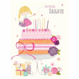 Family Circle Card - Fairy On The Cake (Daughter)