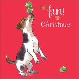 Charity Christmas Card Pack - Fun Jack Russell
