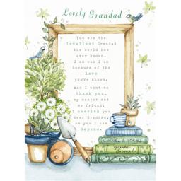 Sentiments Card - Lovely Grandad