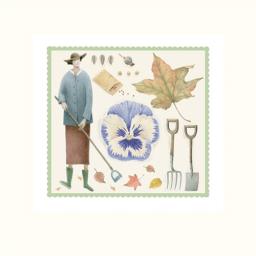 Garden Days Card - Autumn Leaves