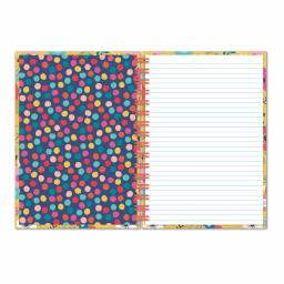 Bohemia Stationery - A5 Hardcover Notebook - Flowers