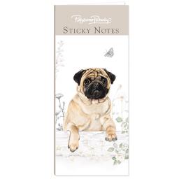 Pollyanna Pickering Stationery - Mini Sticky Notes Selection (Pug)
