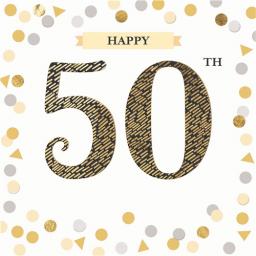 Age To Celebrate Card - 50