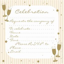Social Stationery - Celebration Invitations (Celebration)