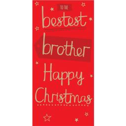 Christmas Card (Single) - Brother 'Gold Text'
