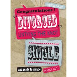 Divorce Card - Untying The Knot