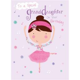 Family Circle Card - Ballerina (Granddaughter)