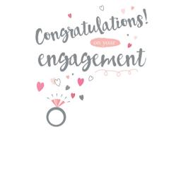 Engagement Card - Congratulations