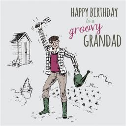 Family Circle Card - Groovy Grandad (Grandad)