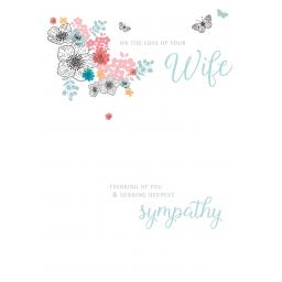 Sympathy Card - Loss Of Wife