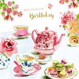 Birthday Treats Card Collection - Cream Tea