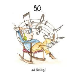 Camilla & Rose Card - 80th And Rocking