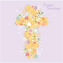 Easter Card Pack - Floral Cross