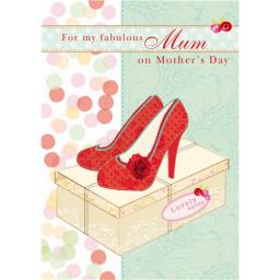 Mother's Day Card - Red Shoes