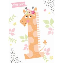 Rainbow Pops Card Collection - Giraffe (Age 1)