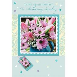 Mother's Day Card - Pink Flowers