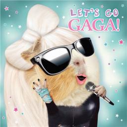 Crazy Crew Card - Go Gaga (Birthday)