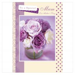 Mother's Day Card - Rose Vase