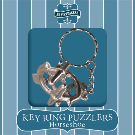 Brainteasers Key ring Puzzle Horseshoe (Easy)