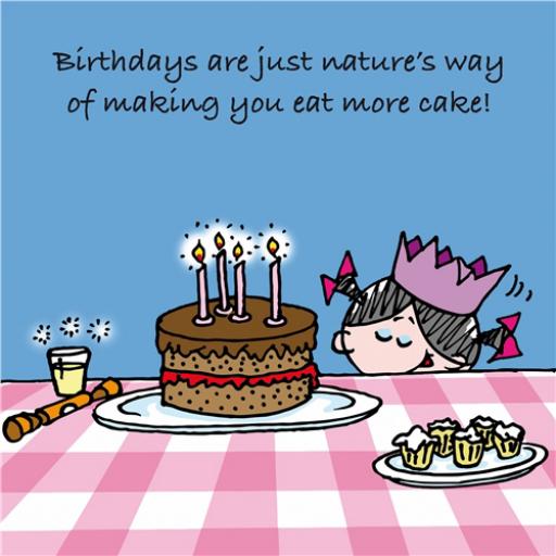 Little Else Card - Eat More Cake