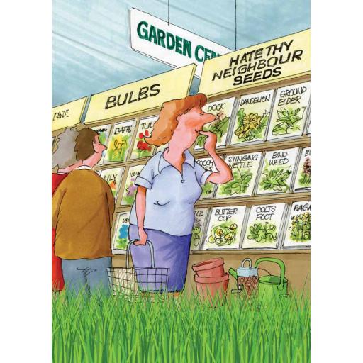 Gardeners Weakly Card - Hate Thy Neighbour Seeds