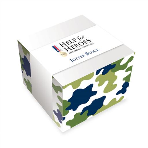 Help For Heroes Stationery - Jotter Block