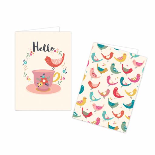 Bohemia Stationery - A6 Notecard Pack - Flowers