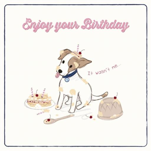 Tommy Doggy Card - Cake Mess