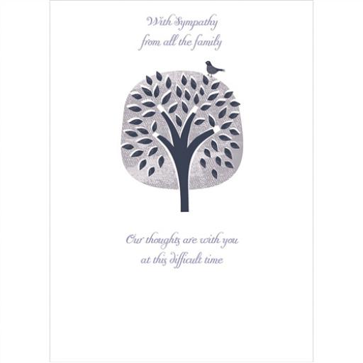 Sympathy Card - From All The Family