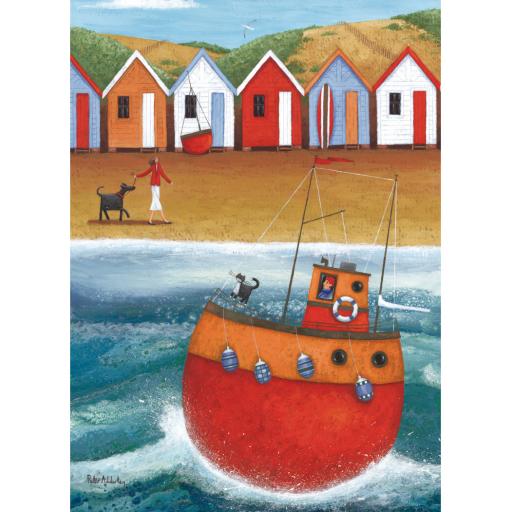 Peter Adderley Card - A Walk On The Beach