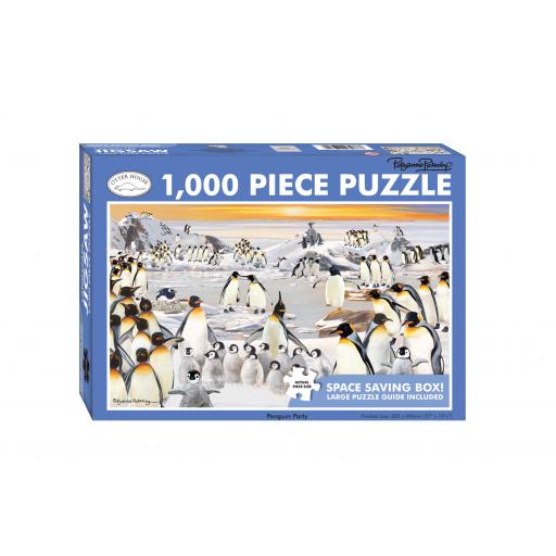 Rectangular Jigsaw - Penguin Party