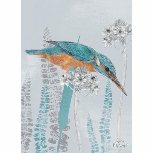 RSPB Card - In the Flowers - Kingfisher Lookout