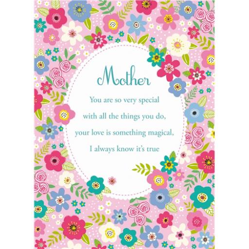 Mother's Day Card - Flower Frame