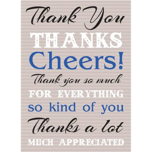 Thank You Card - Thanks Text