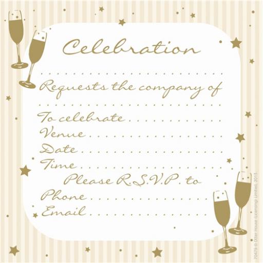 Social Stationery - Celebration Invitations (Celebration)