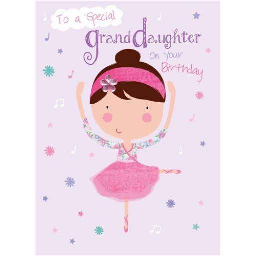 Family Circle Card - Ballerina (Granddaughter)